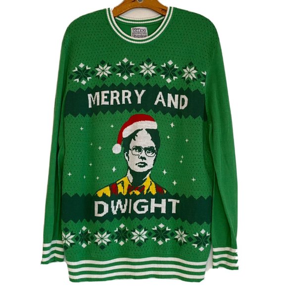 Tipsy Elves Other - The Office Tipsy Elves Merry & Dwight Ugly Christmas Sweater Small